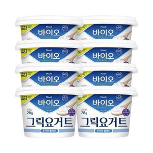 [매일유업]바이오 그릭요거트 무가당 플레인 400g 8개