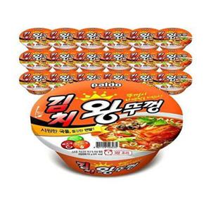 [팔도]김치왕뚜껑 컵라면 18개