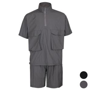 [파파브로] 남성 여름 린넨 양포켓 아노락 셋업 셋트 PF-SET-ANORAK