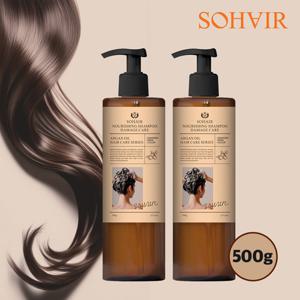 [쏘헤어] 모로코 아르간오일 함유 너리싱 데미지케어 탈모샴푸 500g x 2병