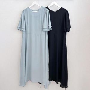 빅사이즈셔링원피스 P542L505 미소더블레이어원피스 BE