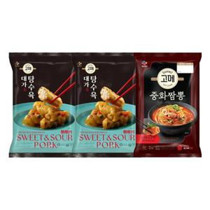 [CJ] 고메 대가 탕수육 390g x2개+짬뽕 652g