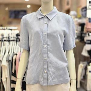 [NC베이직]W 리넨 블렌드 반팔셔츠 NCYW2645260EIC