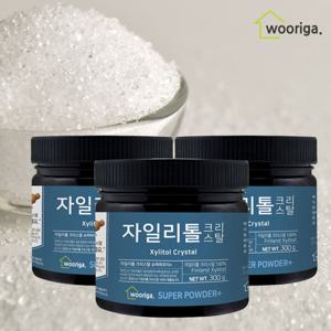 [우리가스토리] 핀란드산 자일리톨 크리스탈 300g 3통