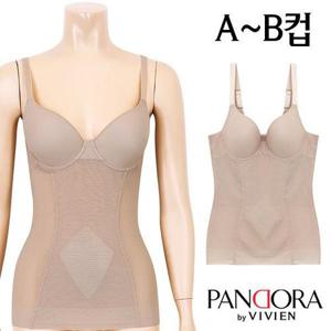 [판도라by비비안]누디 소프트 풀컵몰드 보정쉐이퍼 치마올인원1종(PBT3737)75A~90B