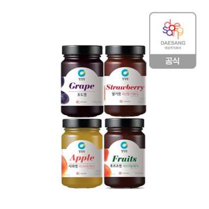 청정원 잼370g 2종(사과잼,딸기잼) 3개 골라담기