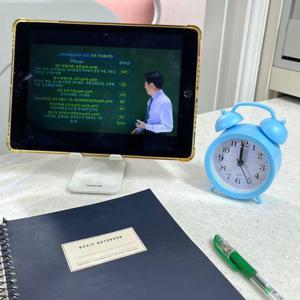 자명종 탁상시계 블루 WFJ0S1V