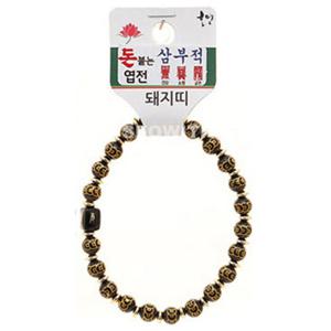붙는 돈 불교 팔찌 삼부적 엽전 합장주 3 염주 기원