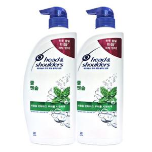 헤드앤숄더 비듬샴푸 가려운 두피케어 850ml 쿨멘솔x2개