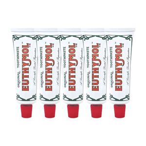[ EUTHYMOL ] 유시몰 오리지널 핑크 치약 대용량 120g 5개