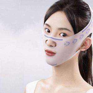 [에이치플러스몰]얼굴 리프팅 밴드 안면 리프팅 밴드 브이라인 이중턱 수면 탄력 마사지기 입마개형 쉐이..