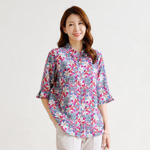 [~2XL] 인견 오픈셔츠 카라형 7부 여름 봄 블라우스 12종 택1