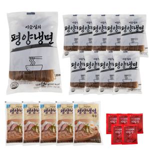 [홈쇼핑 동일상품]이순실 평양냉면 물냉면 비빔냉면 10인분