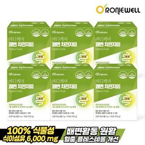 [로니웰] 바디케어 쾌변 차전자피 식이섬유 30포 x 6개