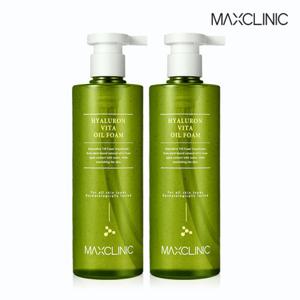 [맥스클리닉]히알루론 대용량310g  오일투폼 1+1