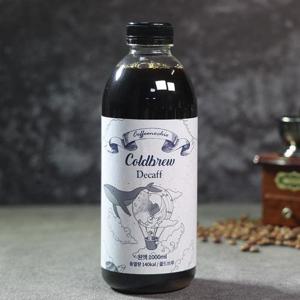 [커피노키오]콜드브루 더치커피 디카페인 원액 1,000ml x 2병