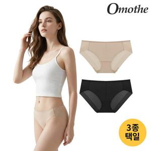 [오모떼]오모떼 컴포트 데일리 소프트 햄 팬티 3종 세트/택일