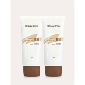 [더마하우스]프리미엄 내추럴 썬비비크림 50ml 2개/자외선차단/커버력좋은비비/잡티,피부톤보정