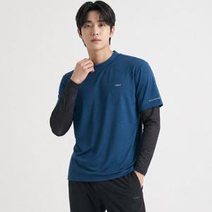 [파라고나] 남성 냉감 쿨 반폴라 티셔츠 일체형 쿨토시 A26T212