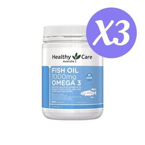 헬시케어 오메가3 피쉬오일 1000MG 400정X3개