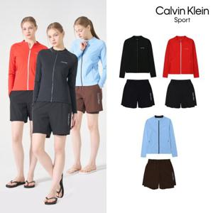 [CK스포츠] 26SS 여성 래쉬가드 셋업 (집업 자켓+반바지)