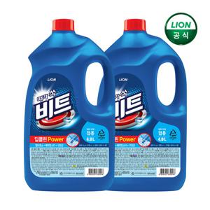 [때가 쏙 비트] 딥클린 파워 4L 리필형 2개
