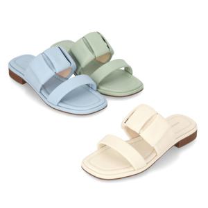 [정상가 159,000원] 엘칸토 여성 볼륨 스트랩 샌들 뮬 2cm LCWW41I426