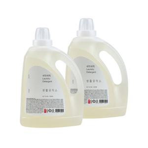 [생활공작소] 세탁세제 플로럴향 3L x 2개