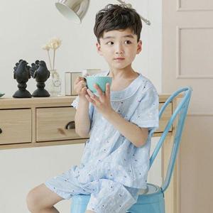 [알콩단잠]아이옷 여름실내복 토끼 캐릭터 남자아이잠옷 반팔 주니어파자마 어린이선물