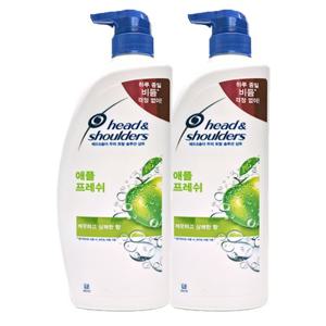 헤드앤숄더 비듬샴푸 가려운 두피케어 850ml 애플프레쉬x2개