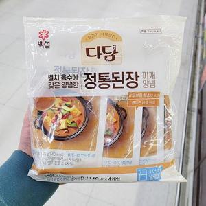 백설 다담 정통된장 찌개 양념 140g x 4개 aP0037_0585