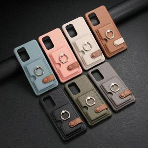 갤럭시A17 케이스/A175 A176 카드포켓 메탈링 가죽 케이스