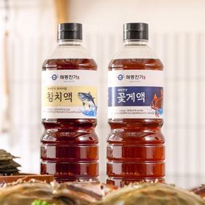 [해동찬가] 프리미엄 참치액+꽃게액 1150gX 2병