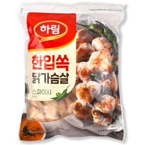 [코스트코] 하림 한입쏙 스파이시 닭가슴살 1.2kg 국내산 무항생제