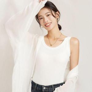 [에이치플러스몰]나시 바레일 골지 슬리브리스 나시 캐미솔