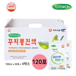 강원식품 꾸지뽕진액 4박스 (120포)