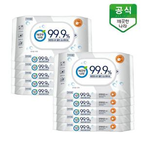 깨끗한나라 클린 손소독티슈 휴대 10매 x 10팩