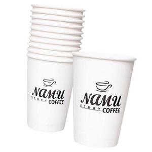 테이크아웃 일회용 핫컵 6oz 10개 1P 커피숍 종이컵