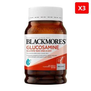 블랙모어스 글루코사민 설페이트 1500mg 원어데이 180정 X3개