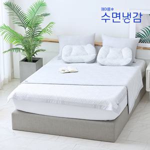 [슈퍼킹 풀패키지]1등매장/방송에서만 26년형  에어룸 수면냉감 쿨드론  기능성 7종