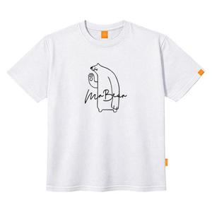 엘라모 폴라베어 반팔 티셔츠 남녀공용 빅사이즈 S~4XL