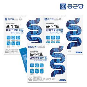 [종근당] 프리락토 마이크로바이옴 30포 3박스 / 프로 신바이오틱스 모유유래유산균