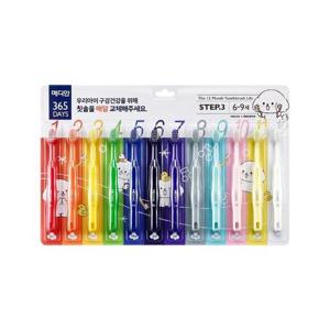 [메디안]메디안 키즈 365DAY step3 칫솔 12입 (6-9세)_10727461_588825