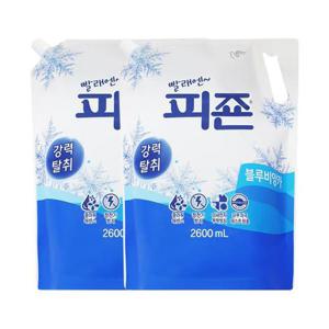 [다우니]피죤 섬유유연제 블루비앙카 리필 2600ml x2
