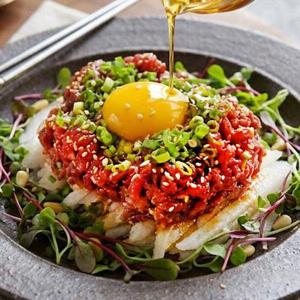 [참다올] 마장동 숙성 육회 500g 밀키트(마늘팩,육회소스 포함)