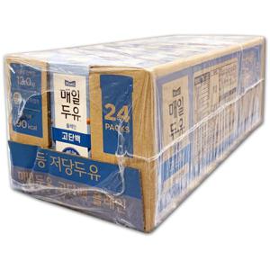 [코스트코] 매일두유 플레인 고단백 저당 두유 4560ml(190ml x 24개)