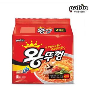 팔도 더 왕뚜껑 봉지라면 130g x 4봉