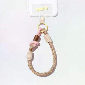 갤러리아_MCRN [SET세트]핑거탭+핸드스트랩(샤이닝카페) 휴대폰 스트랩 폰