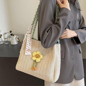 30대 여성 데일리백 핸드폰 가방 미니 왕골 크로스백 여름 경량 WFN2EY8
