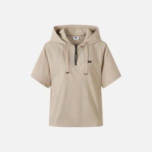 [PXG]PXG골프반팔티 KQF PKMPW3228-05 여성 텍스쳐 하프집업 후디